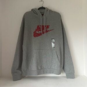 (M) Nike x Stranger Things “Vecna” Dark Grey Heather Oversized Hoodie SOLD OUT